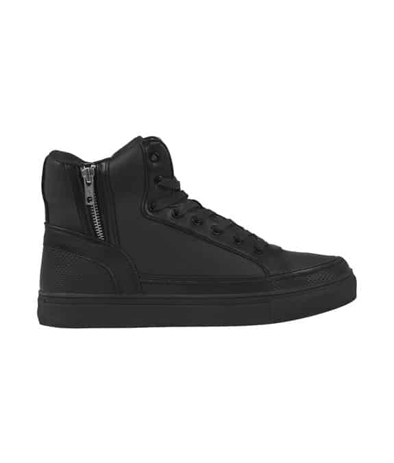 Urban Classics Zipper High Top Shoe Black 4